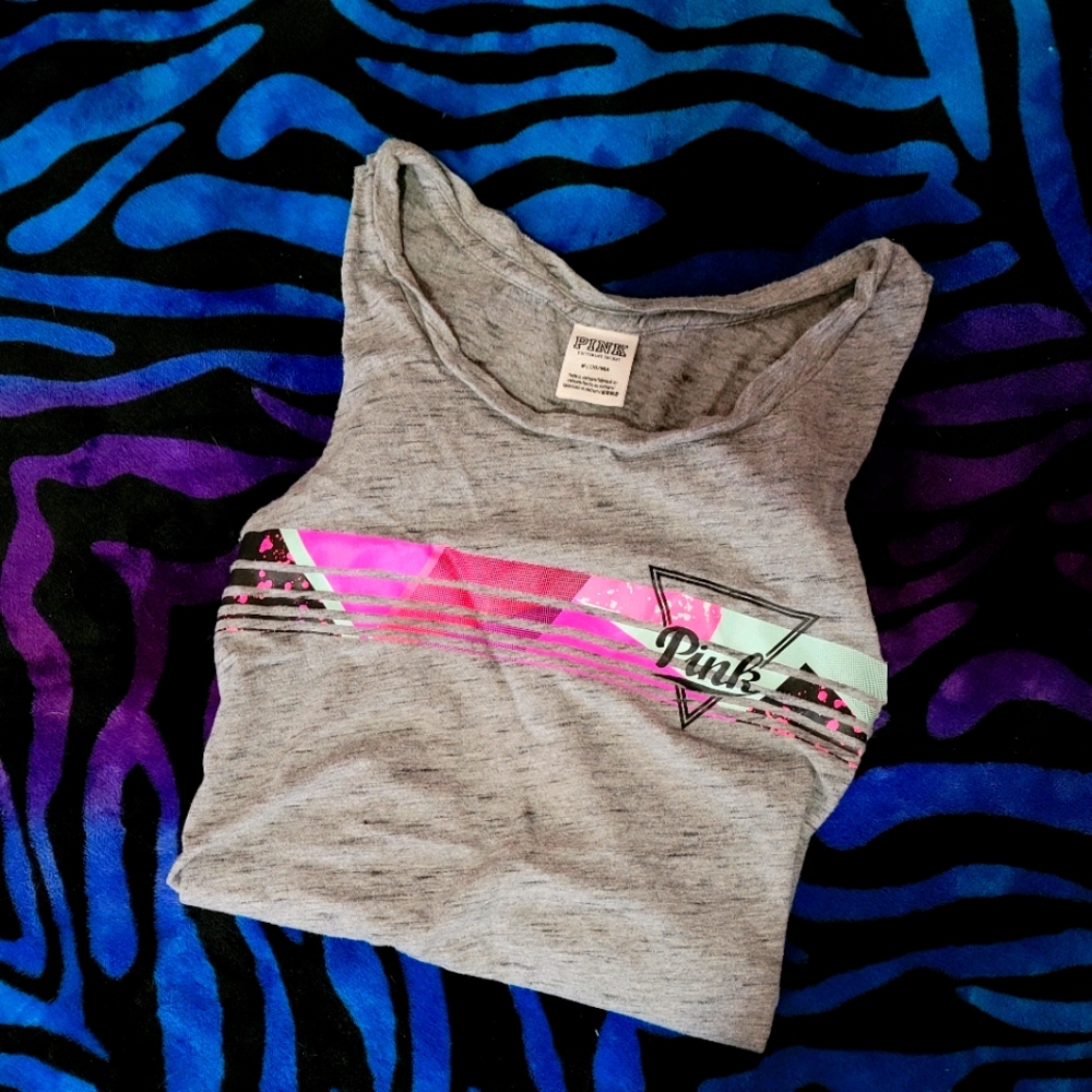 Pink summer vibes tank top